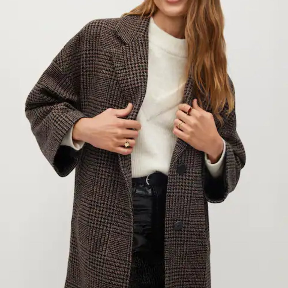 Mango Oversize Wool Coat